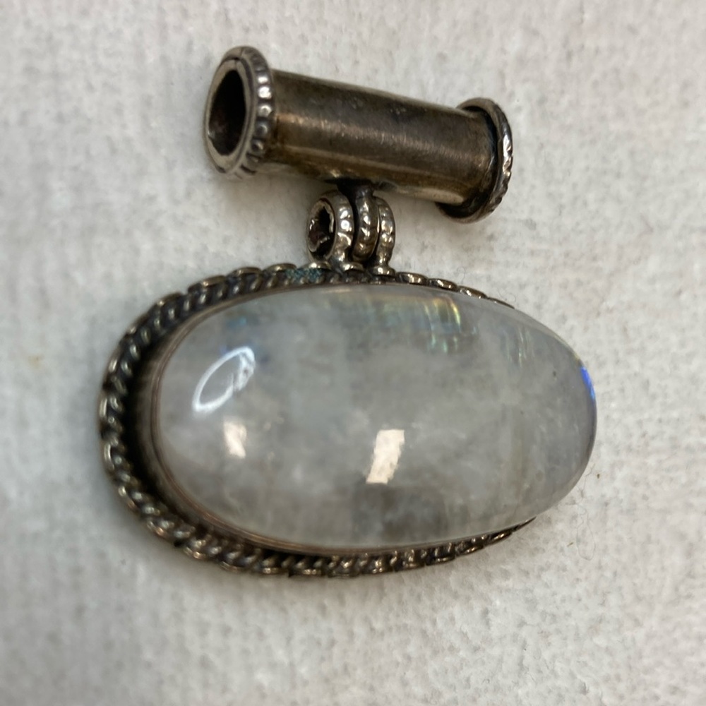Sterling Silver & Moon-bow Stone